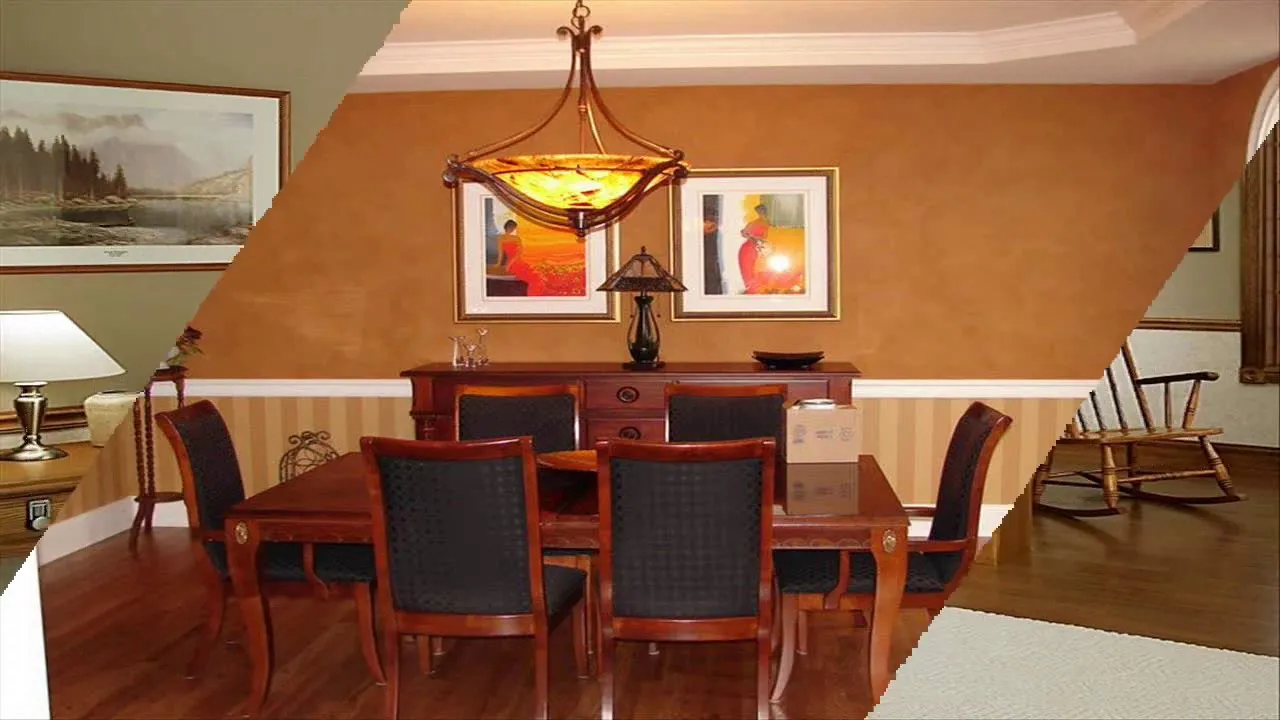 Dining Room Paint Ideas with Chair Rail: Creative Color Combinations